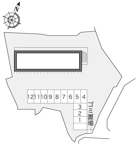 ★手数料０円★速見郡日出町豊岡　月極駐車場（LP）